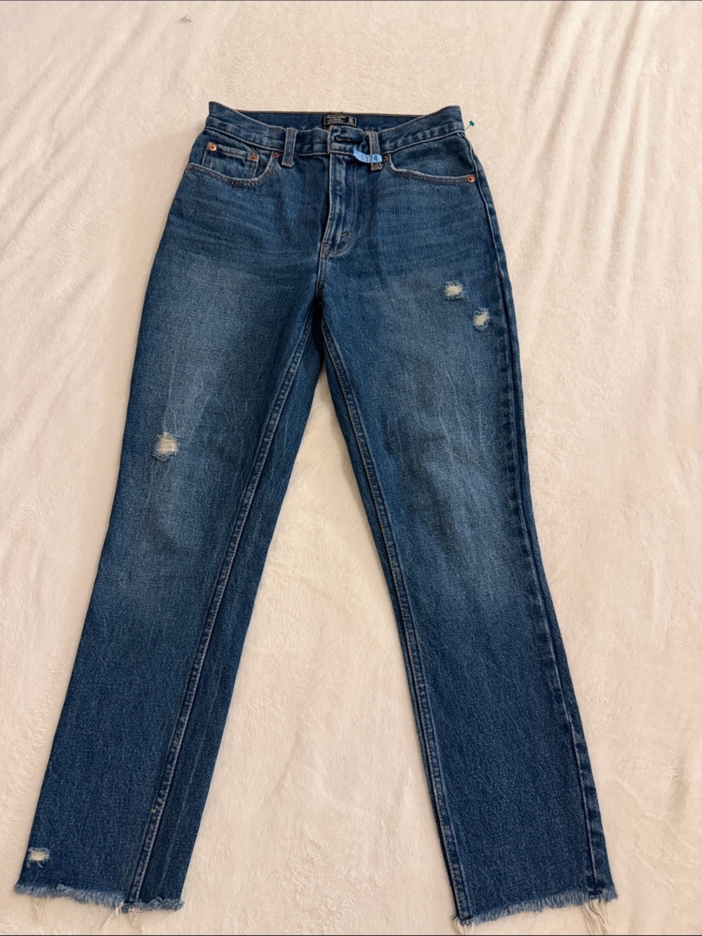 Abercrombie & Fitch Medium Blue Mom Jeans